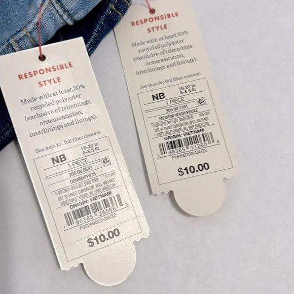 NWT Cat & Jack Newborn Pull-On Jeans Bundle - Picture 3 of 8